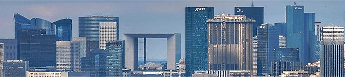La Défense skyline, bandeau